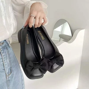 Giày da nhỏ Mary Jane của Pháp dành cho nữ xuân thu phong cách Anh Nhật Bản jk kèm váy đế mềm