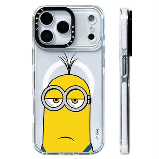 Ốp điện thoại Minions Vỏ sạc từ tính không dây Tương thích cho IPhone 12 13 14 15 16 17ProMax Cover 17AIR Silicon mềm trong suốt Vỏ chống sốc