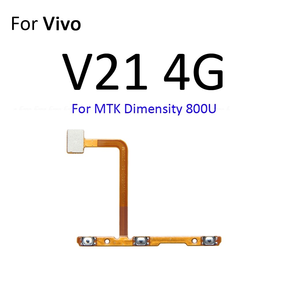 Tắt Tiếng Công Tắc Chìa Khóa Nguồn Ruy Băng Cho Vivo V21 V21e SE V23 V25 V25e V27 V27e V29 V29e Pro Lite Điều Khiển Nút Âm Lượng Cáp Mềm Thay Thế Các Bộ Phận