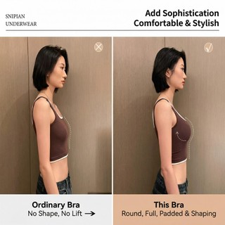 Áo ngực không đường may, dáng tròn, không để lại vết hằn, đường may thẳng hàng, chất liệu mềm mại và thoải mái, màu trắng sữa, tôn dáng vòng một đầy đặn, thích hợp mặc hàng ngày cho nữ. Chất liệu thân thiện với da.