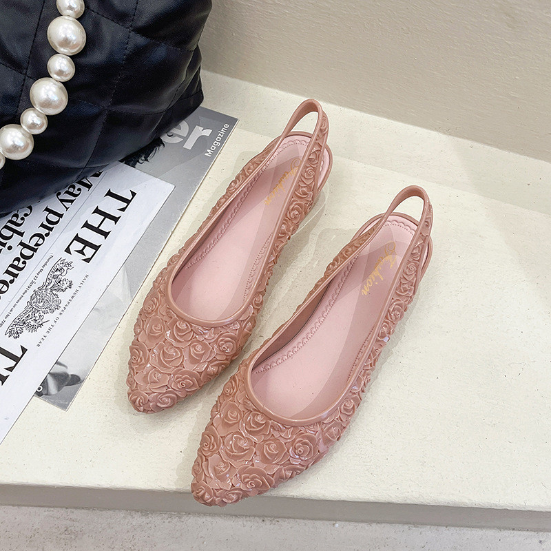 Giày Sandal Nữ Mũi Nhọn Mùa Hè Dép Phong Cách Mới