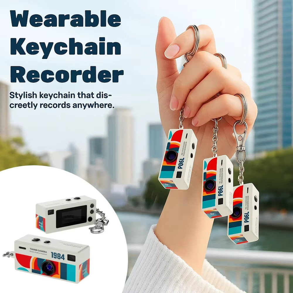 Mini Camera Ngón Tay Cái 1080P HD - Móc Khóa Dễ Thương dành cho Học Sinh