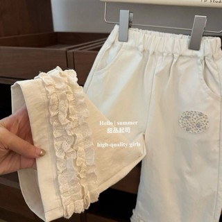 Quần bé gái phong cách Hàn Quốc bé gái quần ống rộng dáng rộng cho bé quần thẳng thường ngày cho bé