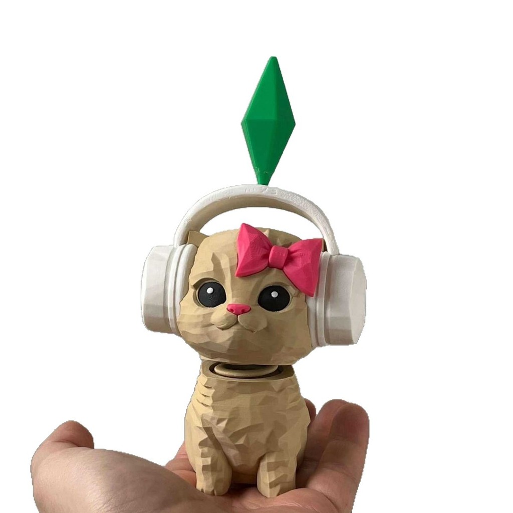 The Sims Plumbob Dancing Cat Nhân Vật Hành Động 3D In Hình Ô Tô / Máy ...
