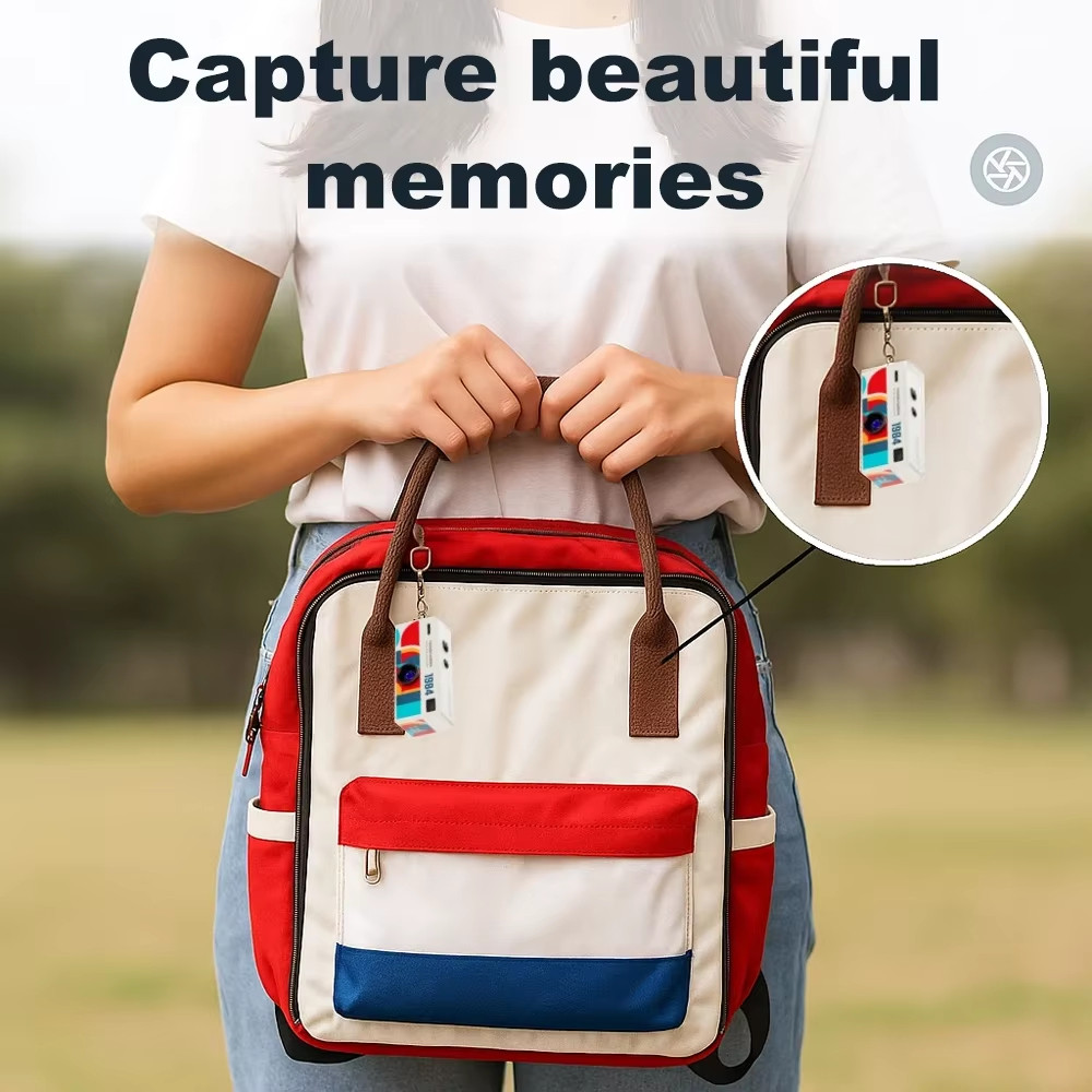 Mini Camera Ngón Tay Cái 1080P HD - Móc Khóa Dễ Thương dành cho Học Sinh