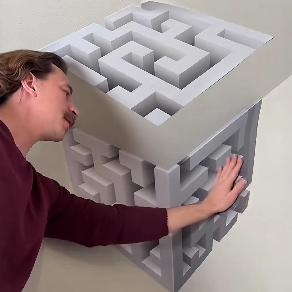2 Chiếc Sáng Tạo 3D Nghệ Thuật Treo Tường Ảo Ảnh Góc Dán Tường Định Hình Thực Tế Hiện Đại Ảo Ảnh Quang Học Decal Dán Tường Cho Văn Phòng Trang Trí Nhà