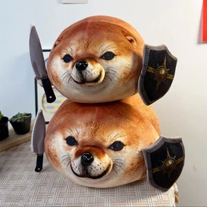 Chó Shiba Inu trừu tượng gói biểu hiện búp bê săn thú nhồi bông ngộ nghĩnh món quà sinh nhật dành c