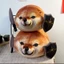 Chó Shiba Inu trừu tượng gói biểu hiện búp bê săn thú nhồi bông ngộ nghĩnh món quà sinh nhật dành c