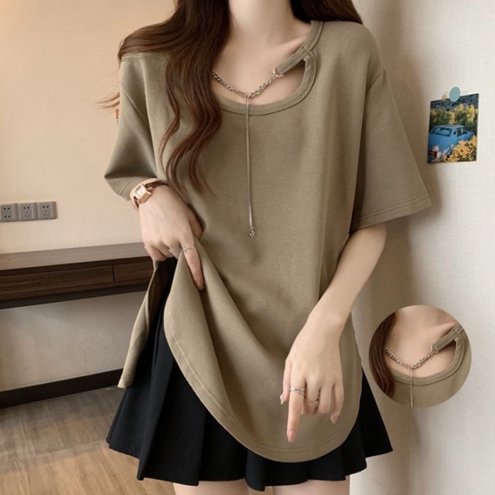 Áo thun nữ size lớn, cực lớn, phong cách mới cho mùa hè