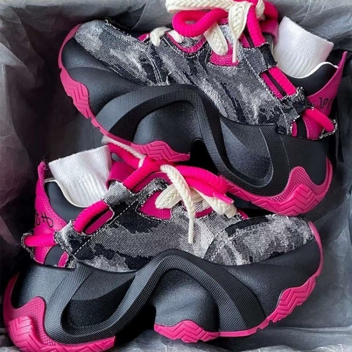 Giày bố tăng chiều cao đế dày cho nữ, giày sneaker hàng hiệu cho nữ, giày lót tăng chiều cao cho nữ