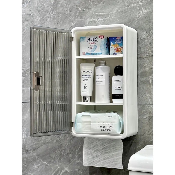 Hộp Giấy Vệ Sinh Đục Lỗ Treo Tường Chống Thấm Nước, Hộp Đựng Khăn Giấy/Khăn Ăn Gia Đình