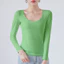 Áo thun Cotton cổ tròn màu trơn cho kịch bản công sở thông thường Du lịch và
