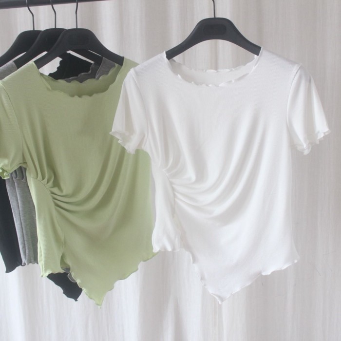 bộ quần áo tập khiêu vũ dành cho nữ, áo body khiêu vũ hiện đại ngắn tay để khiêu vũ, quần áo tập