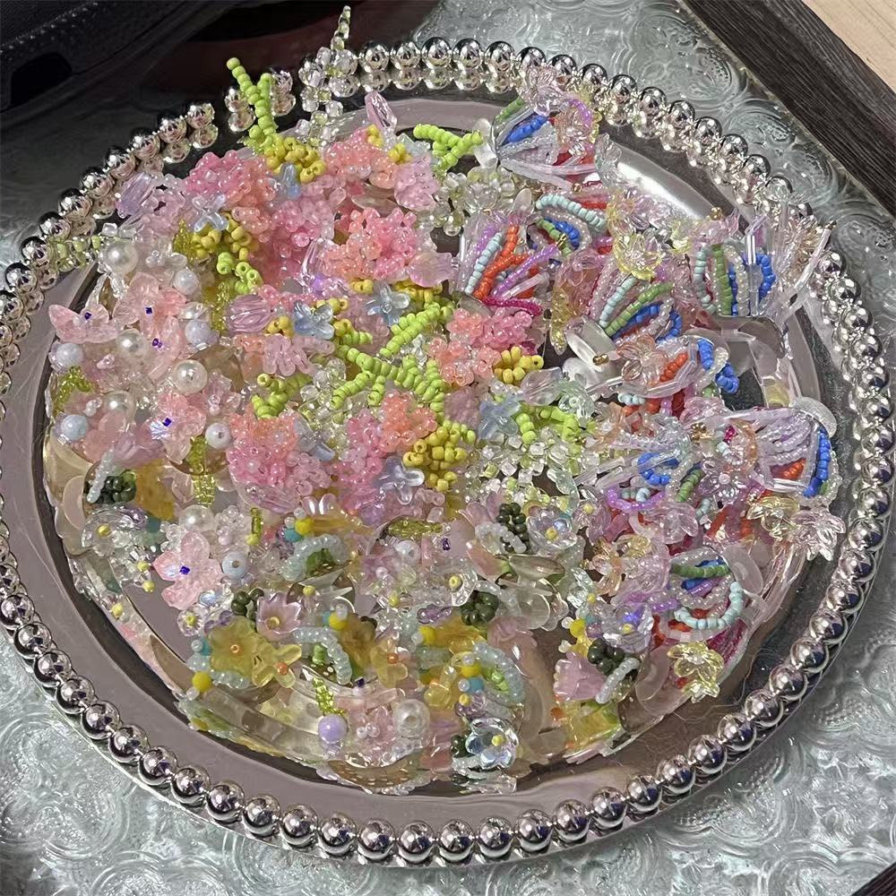Phụ kiện hoa pha lê cho giày, khóa trang trí