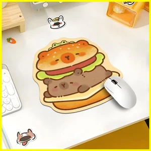 Miếng Lót Chuột Hình Đặc Biệt Capybara Hamburger Calpi Dễ Thương Sáng Tạo Hình Đặc Biệt Miếng Lót Chuột Độc Đáo Trò Chơi Văn Phòng Máy Tính Nâng Cao Máy Tính Để Bàn Chống Trơn Trượt