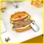 Miếng Lót Chuột Hình Đặc Biệt Capybara Hamburger Calpi Dễ Thương Sáng Tạo Hình Đặc Biệt Miếng Lót Chuột Độc Đáo Trò Chơi Văn Phòng Máy Tính Nâng Cao Máy Tính Để Bàn Chống Trơn Trượt
