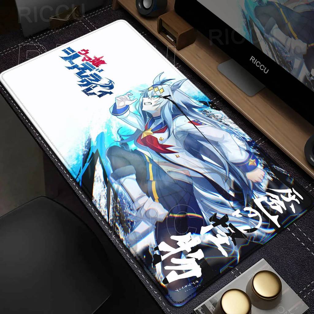 Oguri Cap Umamusume Mousepad HD In Máy Tính Game Thủ Khóa Cạnh Chống Trơn Trượt Miếng Lót Chuột XXL PC Gamer Pretty Derby DeskMat Thảm