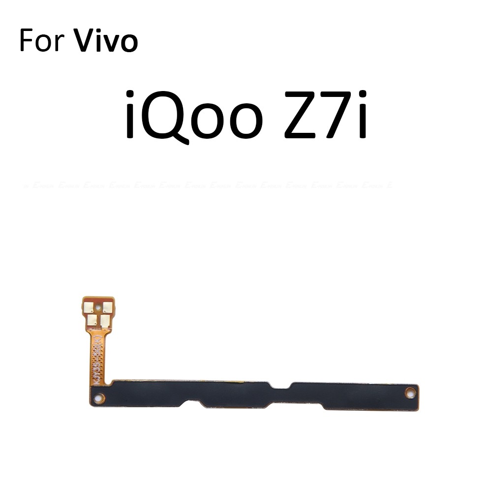 Tắt Tiếng Công Tắc Chìa Khóa Nguồn Ruy Băng Cho Vivo iQoo Z6 Z7 Z7i Z7x Z8 Z8x Z9s Z9x Z9 Pro Plus Lite Turbo Điều Khiển Nút Âm Lượng Cáp Mềm Thay Thế Các Bộ Phận