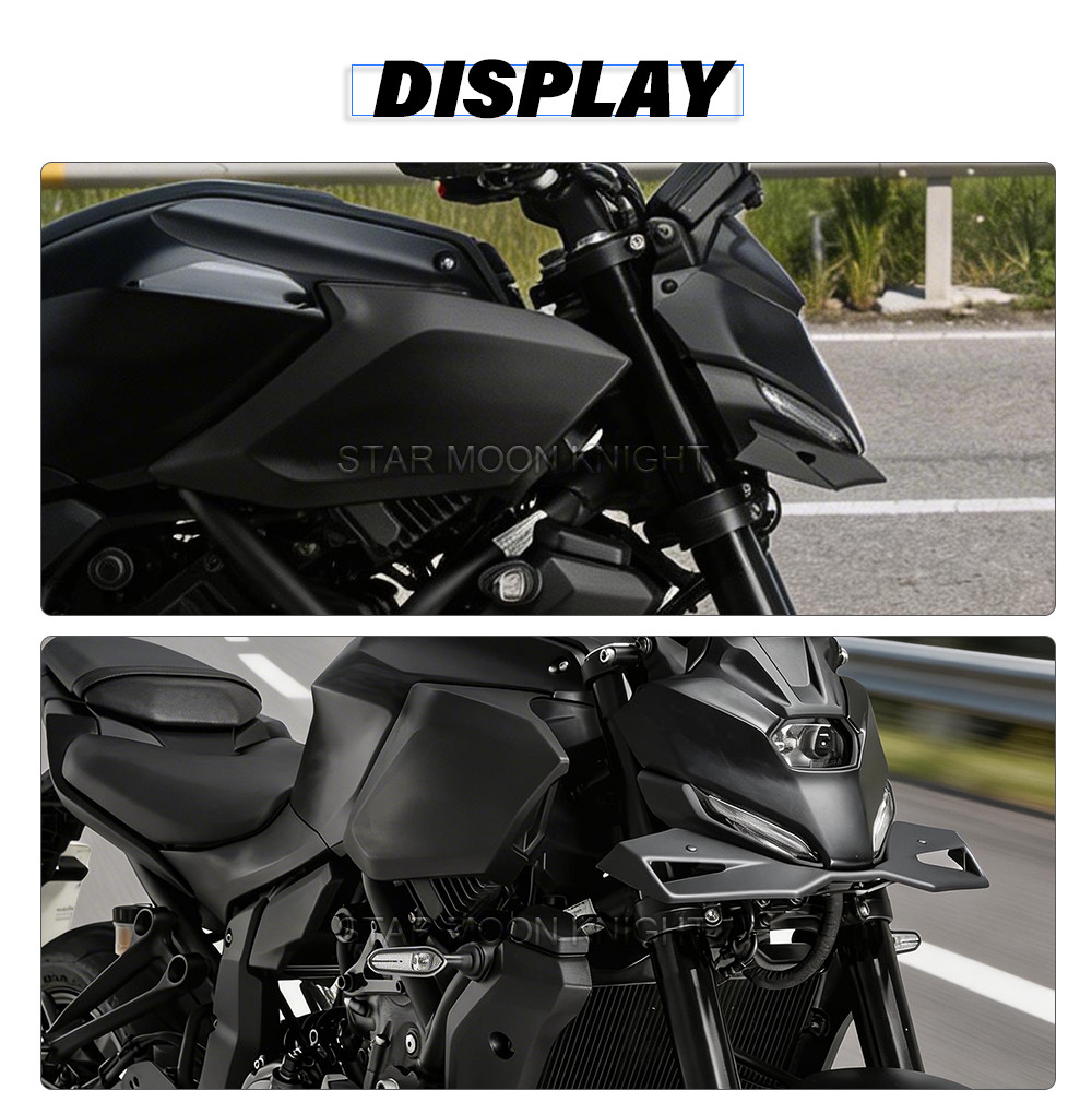 Dành Cho Xe Yamaha MT-07 MT07 2025 2026 Cánh Downforce Phía Trước Cánh ...
