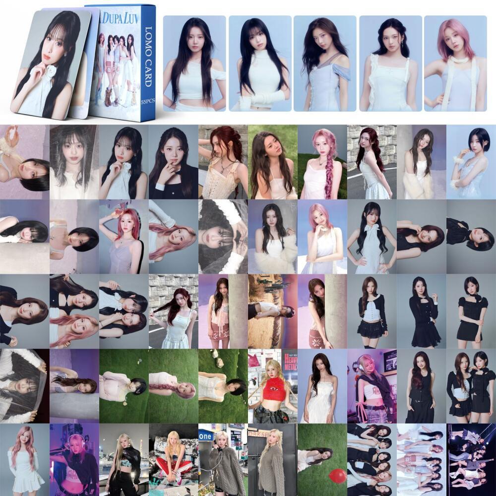 LINXX 55 CÁI BABYMONSTER Lomo Cards SUPA DUPA LUV Series Kpop Girl Group Fan Collection Photocards Hàng hóa Quà tặng ngày lễ cho người hâm mộ Văn hóa sưu tập Kho báu