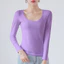 Áo thun Cotton cổ tròn màu trơn cho kịch bản công sở thông thường Du lịch và