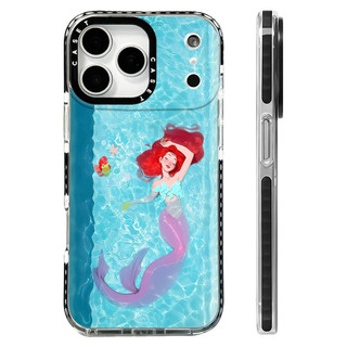 Bơi lội mùa hè Ariel Nàng tiên cá Vỏ sạc từ tính không dây Tương thích cho IPhone 12 13 14 15 16 17 Pro Max Cover17AIR Silicon mềm trong suốt Vỏ chống sốc
