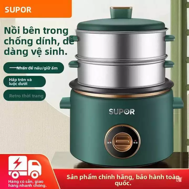 Nồi Cơm Điện Supor Công Suất Nhỏ Nồi Cơm Điện Mini Kiểu Cũ Nồi Cơm Không Dính Đơn Nấu Cơm Nhanh