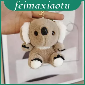 Móc Khóa Thú Nhồi Bông Koala – Lông Ngắn Sang Trọng, Mềm Mại, Phụ Kiện Treo Túi Xách Dễ Thương