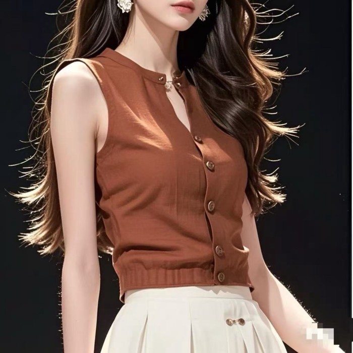 Áo sơ mi nhỏ phong cách Pháp với nẹp xanh, thời thượng cho mùa hè