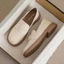Giày loafer nữ jk đen 41 giày da nhỏ đế dày