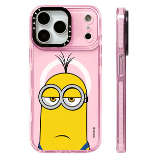 Ốp điện thoại Minions Vỏ sạc từ tính không dây Tương thích cho IPhone 12 13 14 15 16 17ProMax Cover 17AIR Silicon mềm trong suốt Vỏ chống sốc