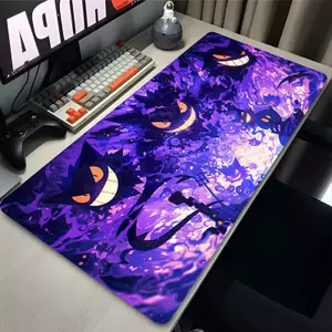Miếng Lót Chuột P-pokine Máy Tính Laptop Bàn Thảm Anime Bàn Phím Chuột Thảm Lớn Mousepad Pc Phụ Kiện Gengar Game Thủ Miếng Lót Chuột