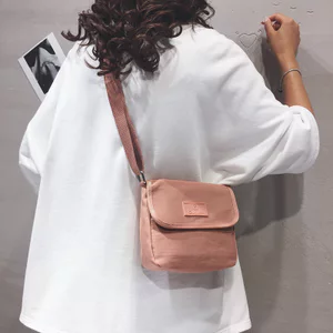 Phong Cách Nhật Bản Phong Cách Mới Túi Nylon Thường Ngày Messenger Túi Nhỏ Nữ Phong Cách Phương Tây Nhỏ Túi Vuông Đeo Vai Túi Làm Việc Điện Thoại Di Động Nữ