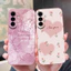Thiết Kế Mới Dành Cho Samsung Galaxy A37 A57 Bướm Đẹp Chó Con Bảo Vệ Mềm Lỏng Silicon Cho Samsung A 57 Vỏ Siêu Mỏng Capa