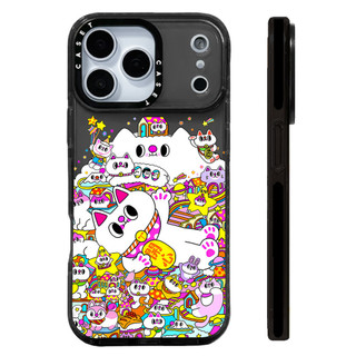 Ốp lưng hoạt hình dễ thương Cat Paradise Vỏ sạc từ tính không dây Tương thích cho IPhone 12 13 14 15 1617ProMax Cover 17 AIR Silicone mềm trong suốt Vỏ chống sốc