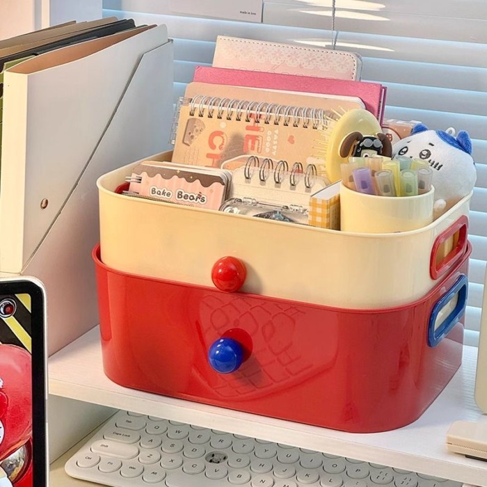 Hộp Bảo Quản Dễ Thương Hộp Bảo Quản Văn Phòng Phẩm Chống Thấm Nước Hộp Bảo Quản Đồ Ăn Nhẹ Mỹ Phẩm