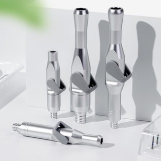 Nha khoa Có Thể Tháo Rời Nhôm Mạnh & Yếu Tay Cầm Hút Van Nước Bọt Miệng Ejector Tay Cầm Kim Loại Có Thể Điều Chỉnh Công Tắc