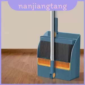 Bộ chổi và khăn lau bụi bằng nhựa có đầu chống dính bền cho gia đình và thương mại