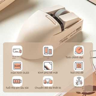 LOFREE-OE909 là chuột Bluetooth không dây ba chế độ được trang bị cảm biến quang học 4000dpi.