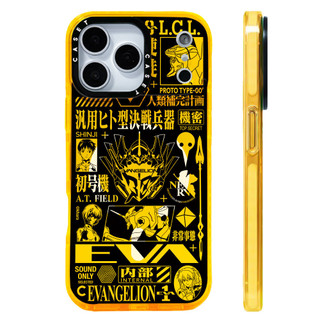 Evangelion Mẫu Kỷ Niệm 30 Năm Ốp Sạc Từ Tính Không Dây Tương Thích Cho IPhone 12 13 14 15 16 17 Pro Max Cover 17 AIR Silicone Mềm Trong Suốt Ốp Lưng Chống Sốc