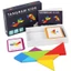 Đồ chơi Tangram bằng gỗ chắc chắn dành cho trẻ em Hình dạng học tập và kỹ năng thân cây ở nhà hoặc trường học