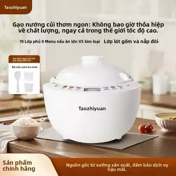 Nồi Cơm Điện Gốm Sứ Tao Zhiyuan Nồi Cơm Điện Gốm Dung Tích Lớn Nồi Cơm Điện Đa Năng Cao Cấp Nồi Cơm Điện Đa Năng