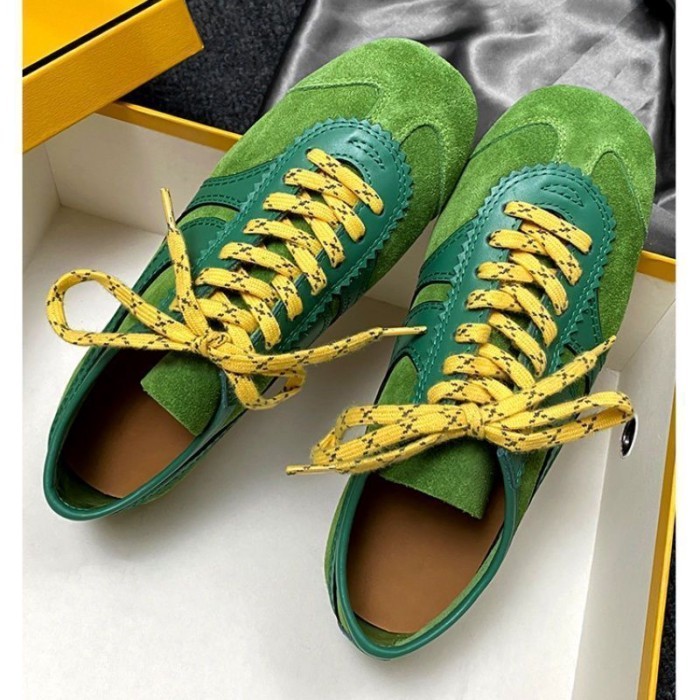 Xanh Retro Đạo Đức Giày Nữ Mùa Hè Buộc Dây Đế Bằng Đa Năng Forrest Gump Giày Thể Thao Thông Thường