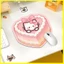 Miếng Lót Chuột Hình Đặc Biệt Hello Kitty Katie Bánh Hình Trái Tim Miếng Lót Chuột Nhỏ Hình Đặc Biệt Bé Gái Ký Túc Xá Văn Phòng Máy Tính Bảng Miếng Lót Chuột Không Dây