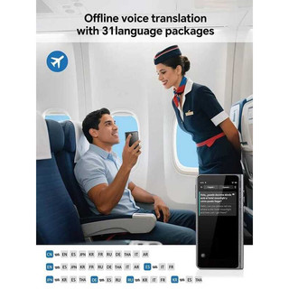 Timekettle Fluentalk NEW T1 Máy hỗ trợ 40 ngôn ngữ và dịch ảnh AI tức thì theo thời gian thực