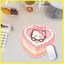 Miếng Lót Chuột Hình Đặc Biệt Hello Kitty Katie Bánh Hình Trái Tim Miếng Lót Chuột Nhỏ Hình Đặc Biệt Bé Gái Ký Túc Xá Văn Phòng Máy Tính Bảng Miếng Lót Chuột Không Dây