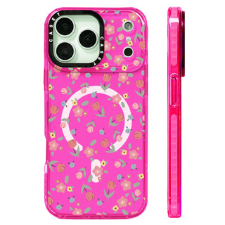 Ốp điện thoại màu nước hoa hồng lấp lánh Vỏ sạc từ tính không dây Tương thích cho IPhone 12 13 14 15 16 17 Pro Max Cover 17 AIR Silicone mềm trong suốt Vỏ chống sốc