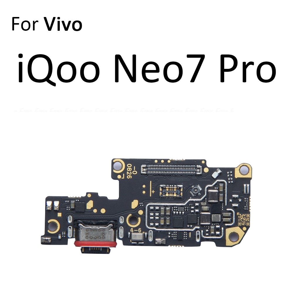 Đế Sạc Cổng Sạc USB Cắm Ban Cáp Mềm Cho Vivo iQoo Neo6 SE Neo7 Racing Neo8 Neo9 Neo9S Neo10 Pro Plus Thay Thế Các Bộ Phận