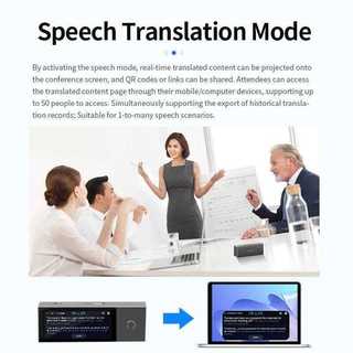 Thiết hai chiều đồng thời Timekettle X1 AI Interpreter Hub, tai nghe thiết bị phiên dịch ngôn ngữ