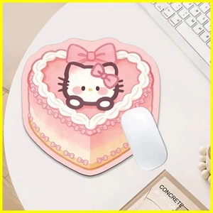 Miếng Lót Chuột Hình Đặc Biệt Hello Kitty Katie Bánh Hình Trái Tim Miếng Lót Chuột Nhỏ Hình Đặc Biệt Bé Gái Ký Túc Xá Văn Phòng Máy Tính Bảng Miếng Lót Chuột Không Dây